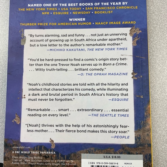 Born a Crime by Trevor Noah - Picture 3 of 3